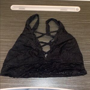 PINK Victoria’s Secret Black Lace Bralette